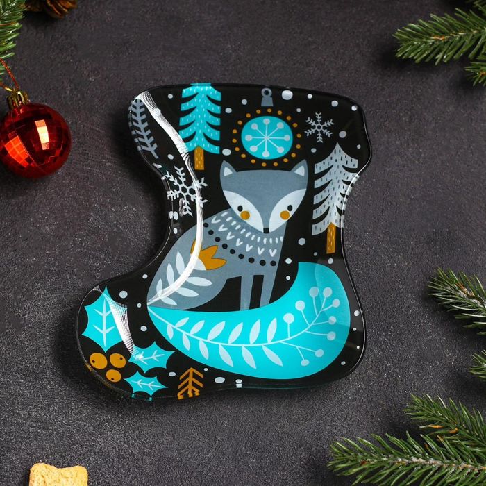 Тарелочки новогодние