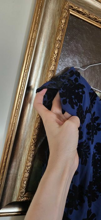 Rochie de seara ocazie Orsay voal cu catifea