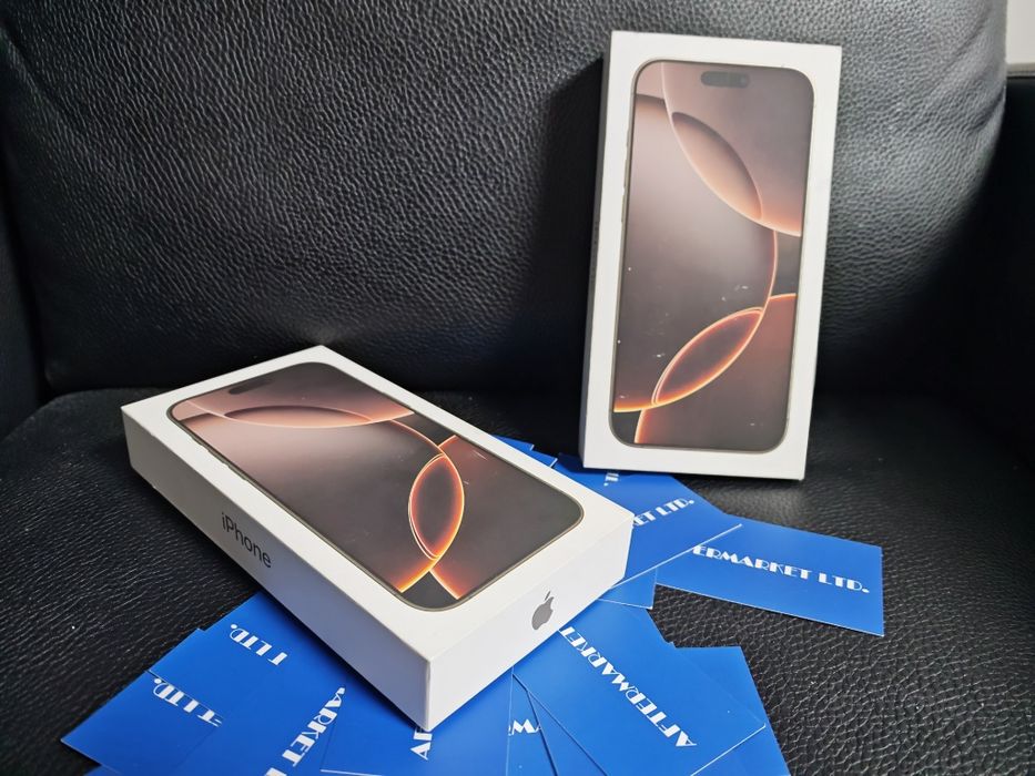 ^^^КАТО НОВ 1TB iPhone 16 Pro Max Zora Гаранция 2026г. Desert Titanium