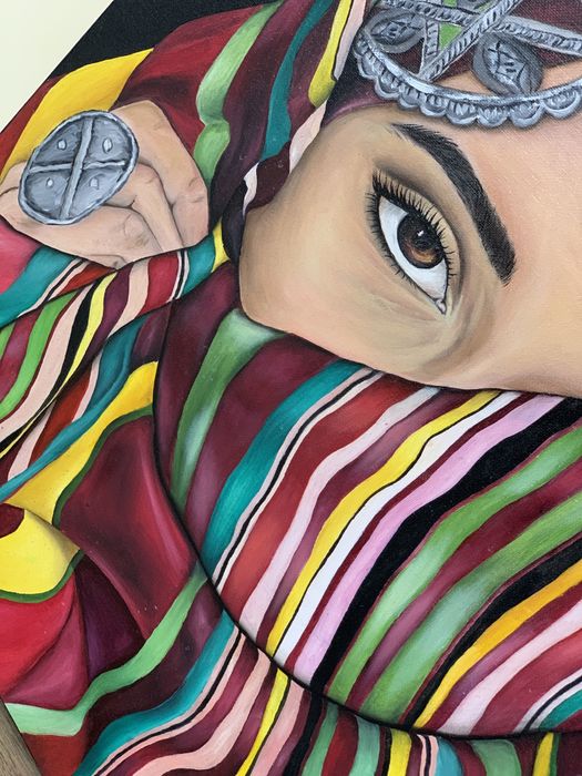 Картина в этно стиле