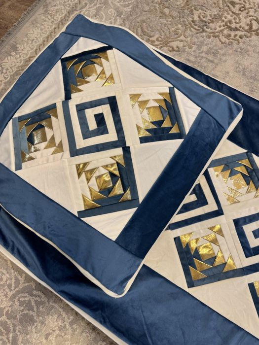 Құрақ көрпе жастығымен, тысы