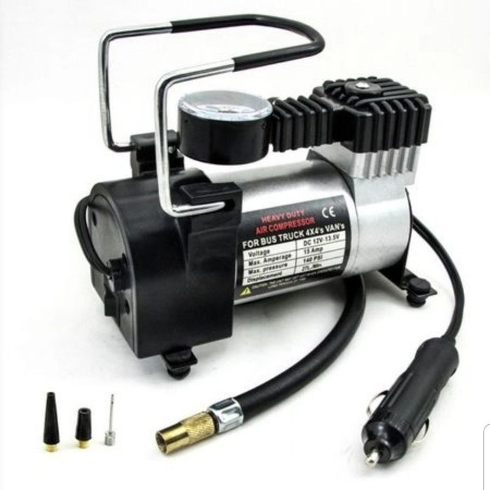 Compresor auto metalic 140 PSI mini 12V