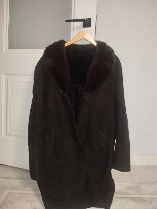 дублёнка с норковым в варатником