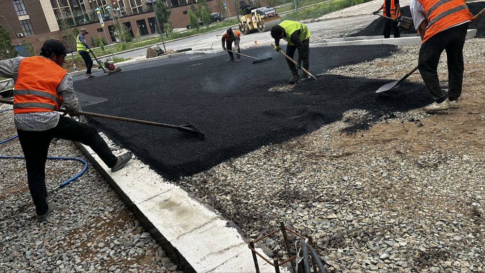 Асфальт Асфальтирование Жаркент