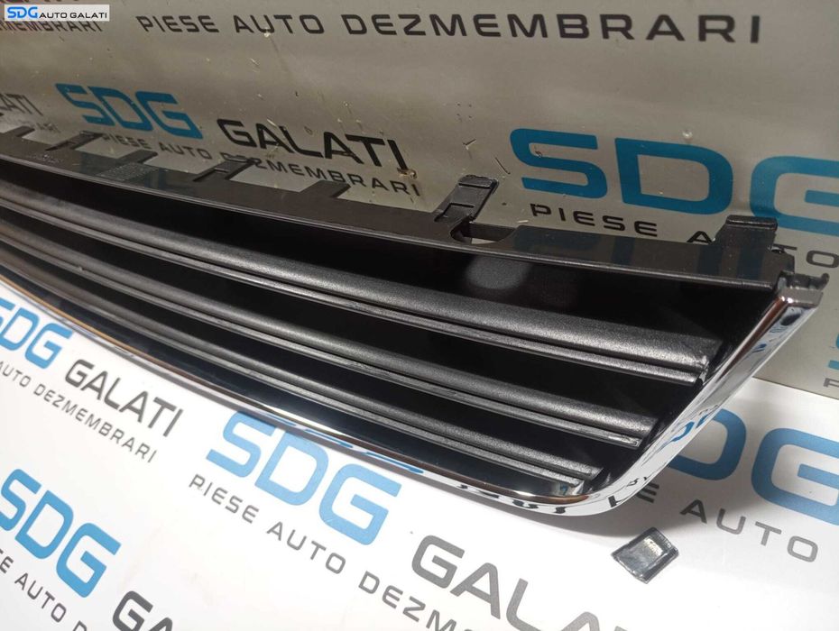 Grila Centrala Inferioara cu Rama Crom Nichel de pe Bara Spoiler Fata Volkswagen Passat B6 2005 - 2010 [M5963]