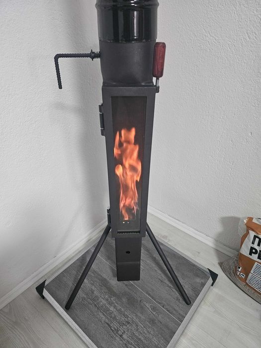 Ново.!! Ракетна пелетна печка .