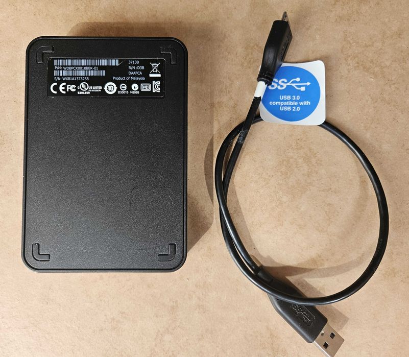 HDD extern WD Elements Portable, 1TB, 2.5