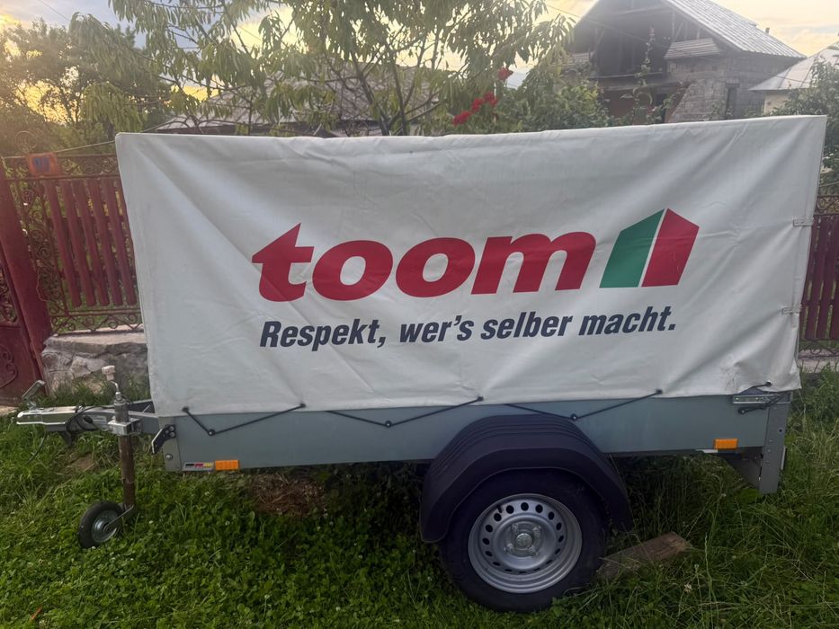 Remorca auto  750 kg cu prelata