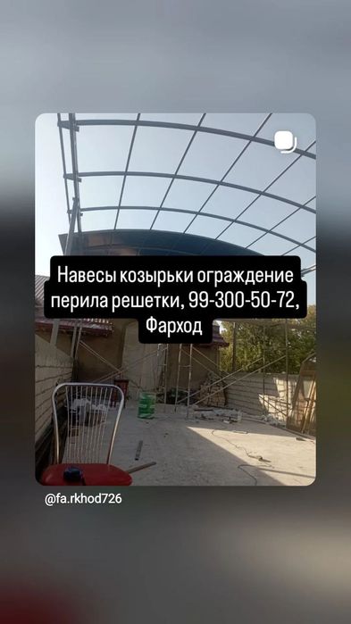 Навес решетки ограждение постройки из металла