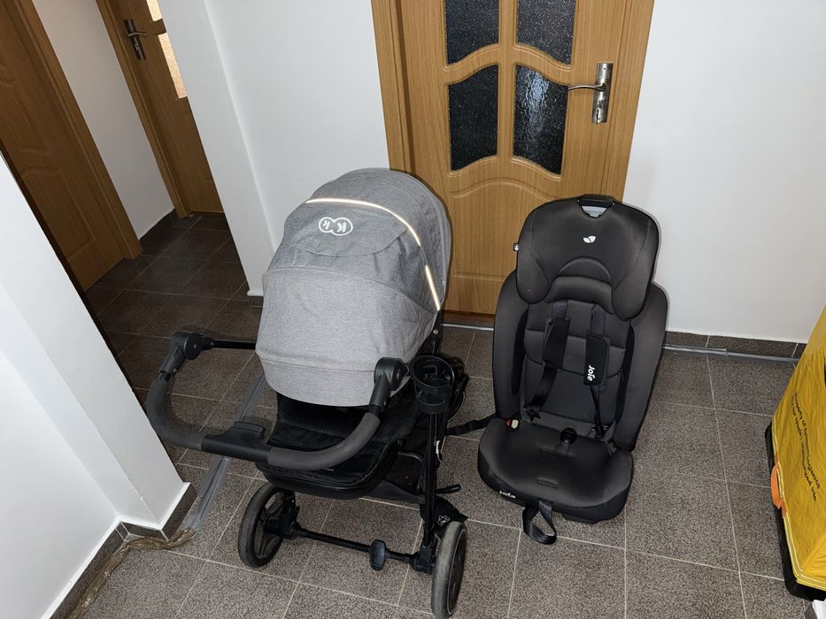 Scaun auto Joie + cărucior Kinderkraft Vesto