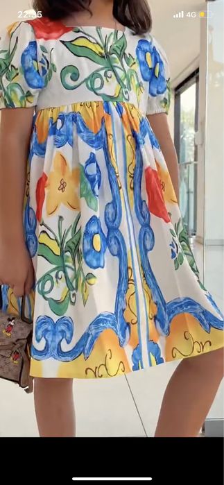 Детское платье под DG