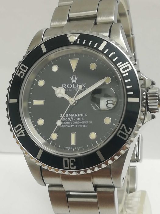 Rolex SUBMARINER Date Oyster Perpetual, кутия+документи, 16610