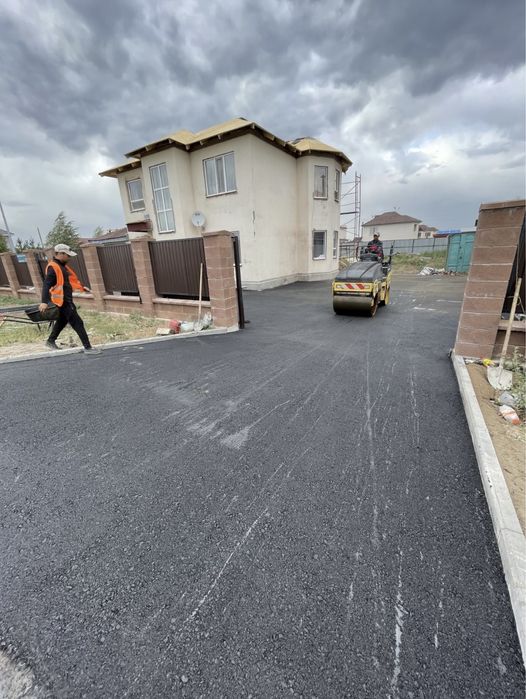 Асфальтирование Асфальт  укладка