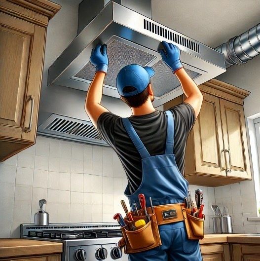 Ремонт и чистка кухонной вытяжки