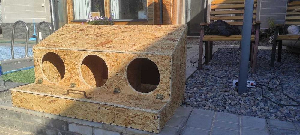 Гнездо для трёх кур-несушек – максимально высокий урожай яиц!