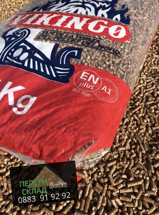 ПЕЛЕТИ "VIKINGO"  100% Бял бор ENPlus A1  качество за износ