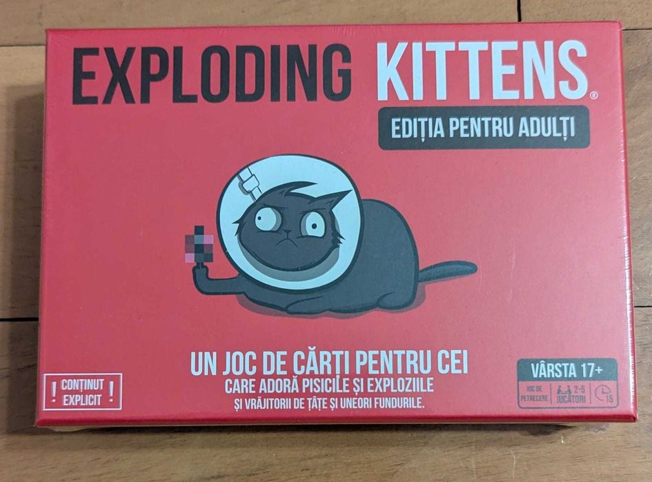Joc de societate/board game/boardgame Exploding Kittens adulti SIGILAT