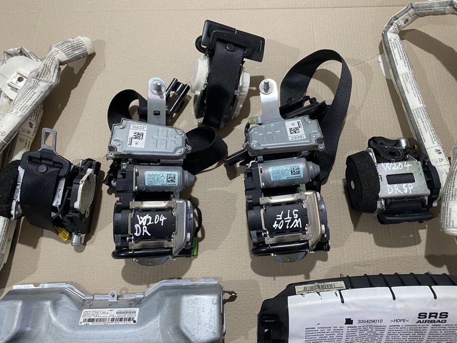 Kit airbag / Airbag sofer pasager genunchi centuri Mercedes C W204