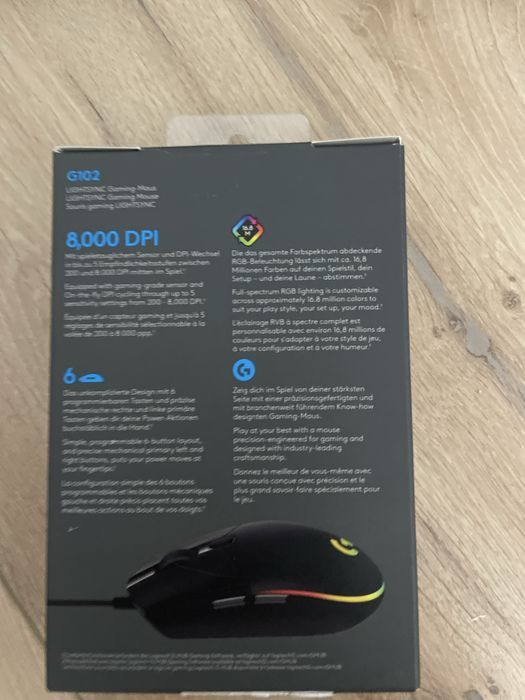 Мышка logitech g102
