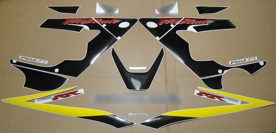 Стикери Honda CBR 929RR Fireblade лепенки  хонда цбр 929 rr рр sc44