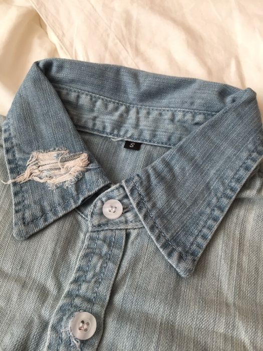 Camasa Denim Blug Fear Of God Yeezy Justin Bieber S Small Jeans Bape