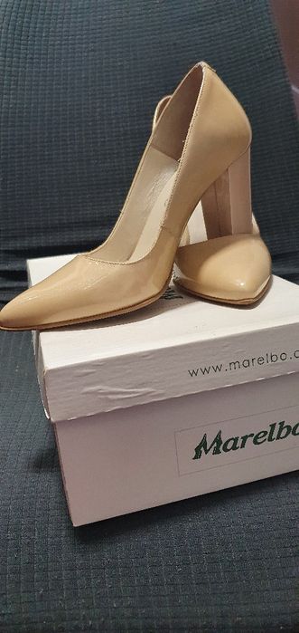Pantofi piele naturala marelbo