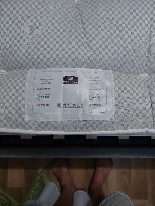 Saltea Premium Hypnos 150x200x25 cm – Model Oficial Hotel Premier Inn (UK)