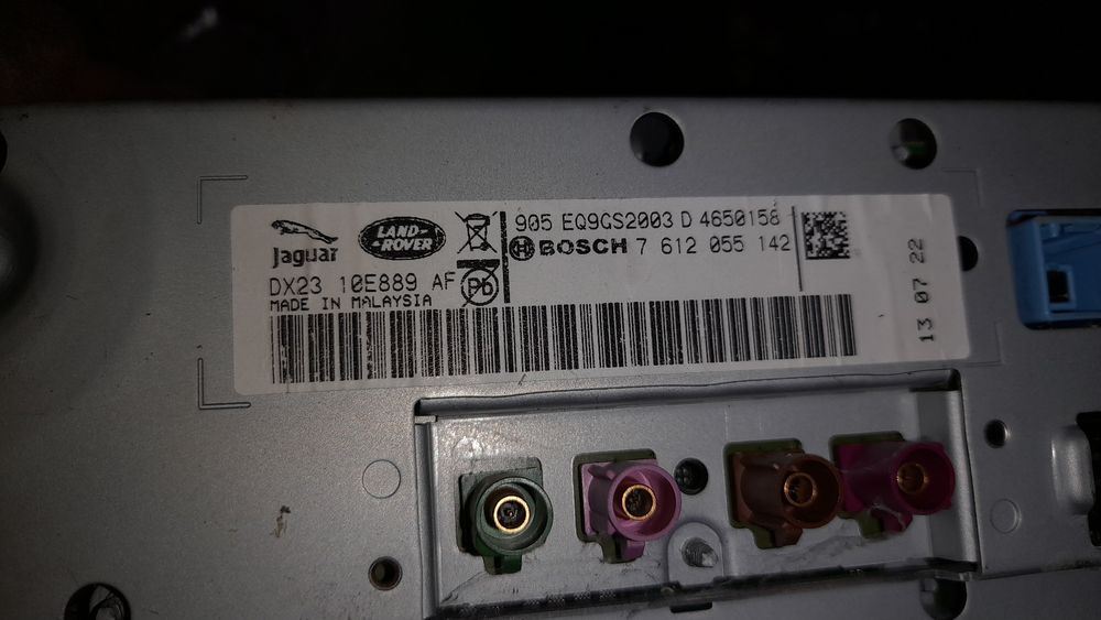 Навигация Ягуар 2016г. Jaguar XF Sportbrake