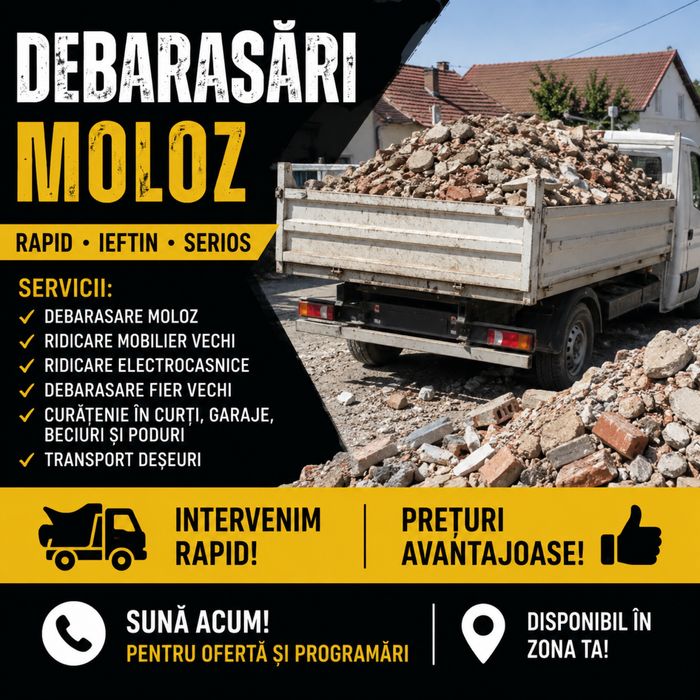 Debarasari Moloz si deseuri -Rapid si serios