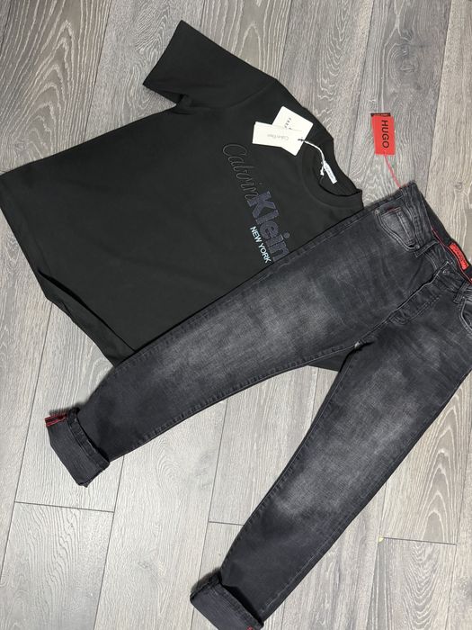 Blugi barbati dsq2 diesel hugo 2 piese tricou si blugi 300 lei