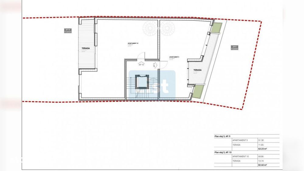 Comision 0%! Teren bloc, autorizat, Semicentral┃