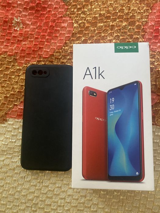 OPPO A1k с коробкой и чехлом