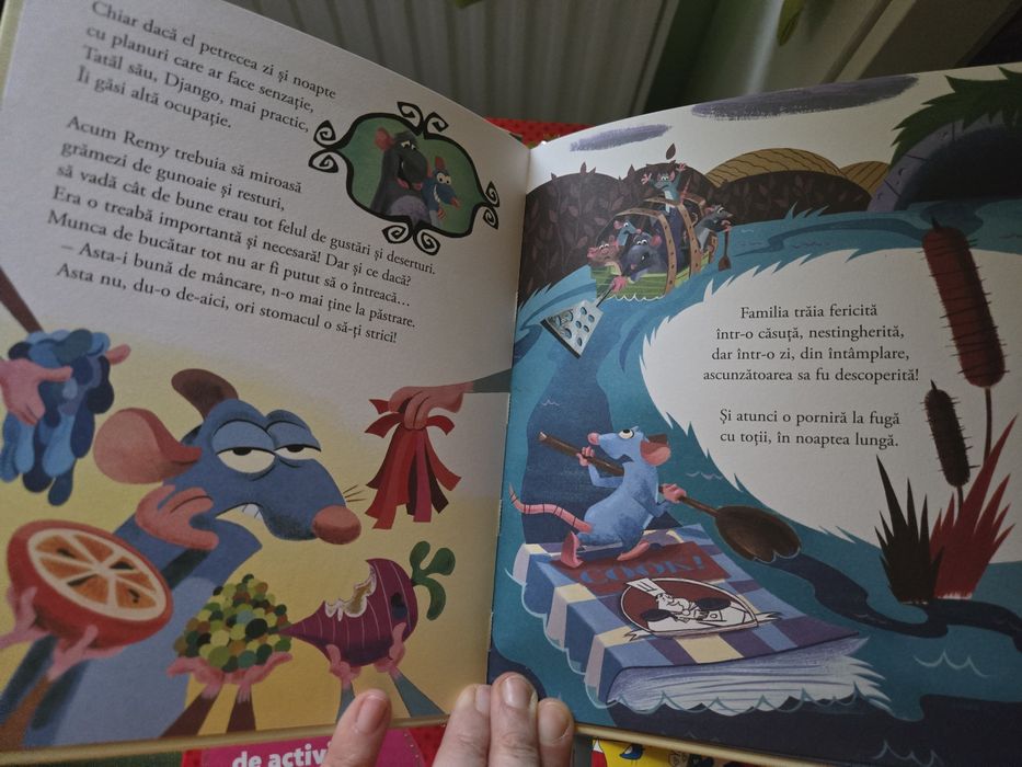 Carti Montessori Stiinte + Ratatouille si joc "Invat sa citesc ceasul