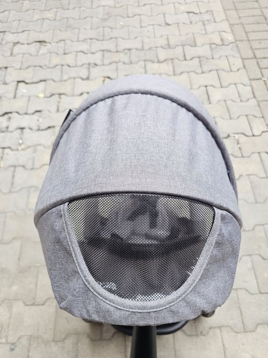 Kinderkraft триколка 5 в 1 Spinstep, сива