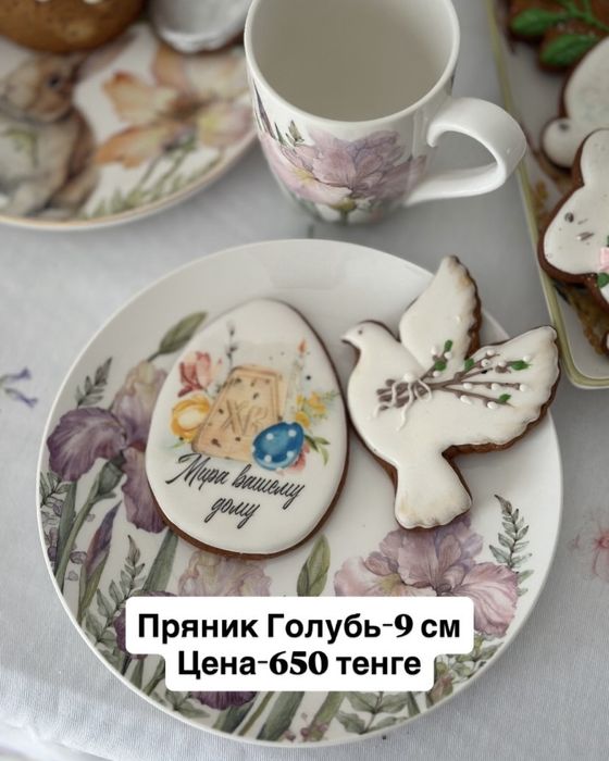 Куличи, пасхальные имбирные пряники