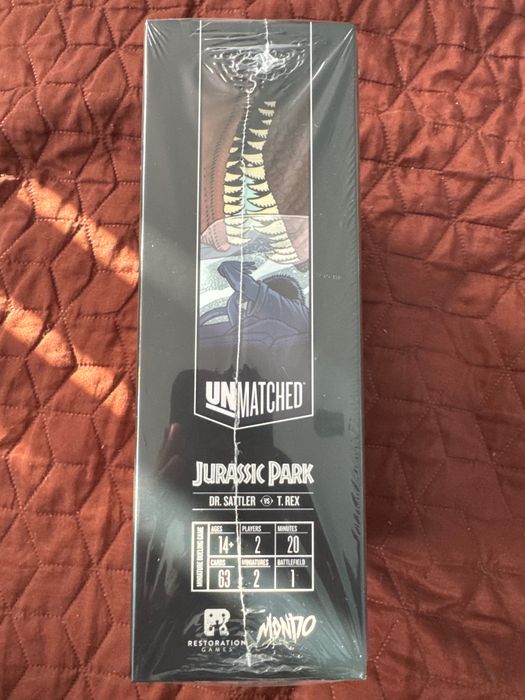 Настолна игра - Unmatched Jurassic Park - Dr. Sattler vs T.Rex