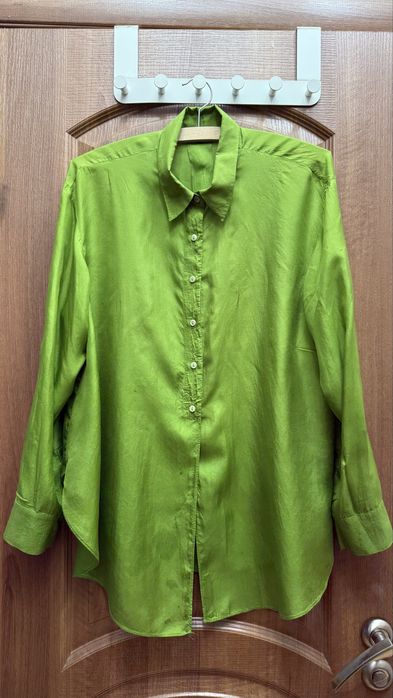 Шелковая рубашка Massimo dutti