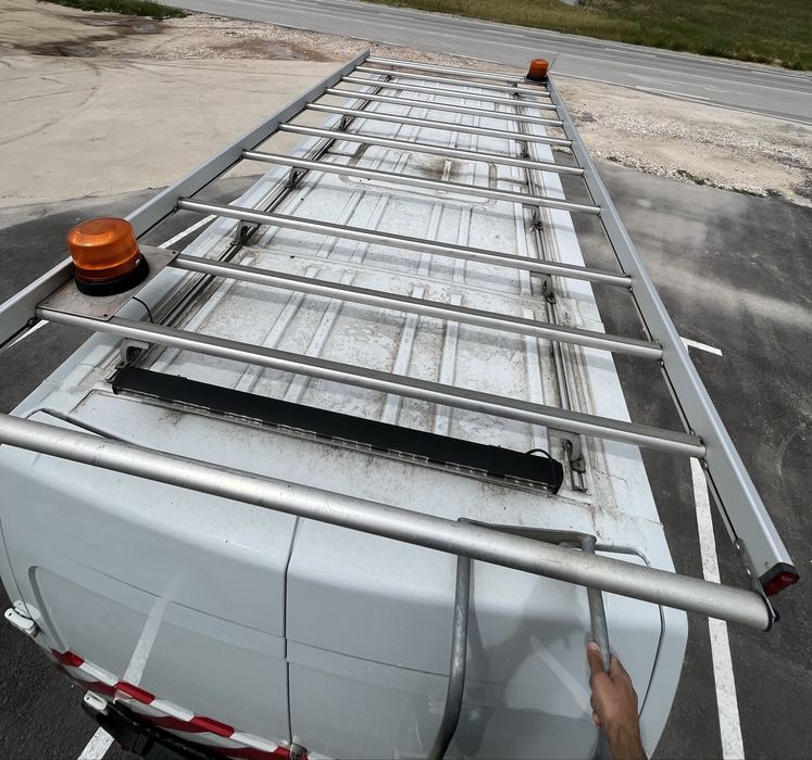 Алуминиев багажник за бус със стълба и ролка
