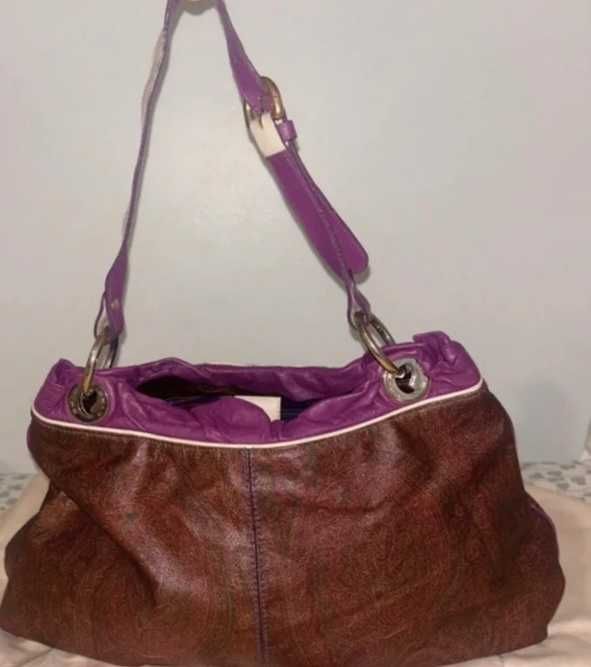 Две чанти. ETRO Original 100% Кожа Голяма чанта