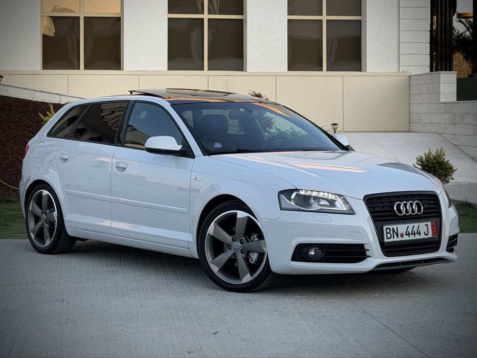 Audi A3 1.4 Tfsi Euro 5 S line Alb Perlat Panoramic