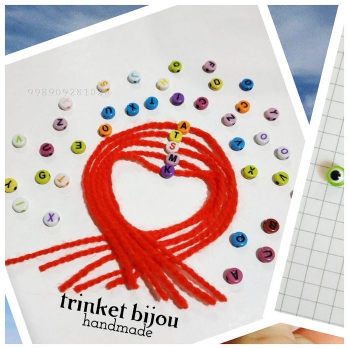 Детская  для ребенка красная нить от сглаза на 0-7 лет