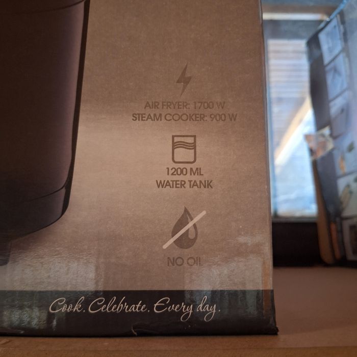 Голям Еър фрайър с функция пара