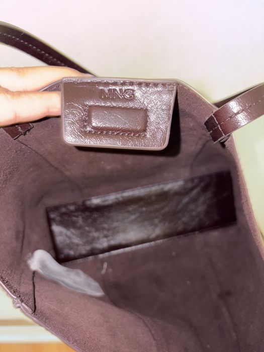 Сумка шоппер Mango коричневый