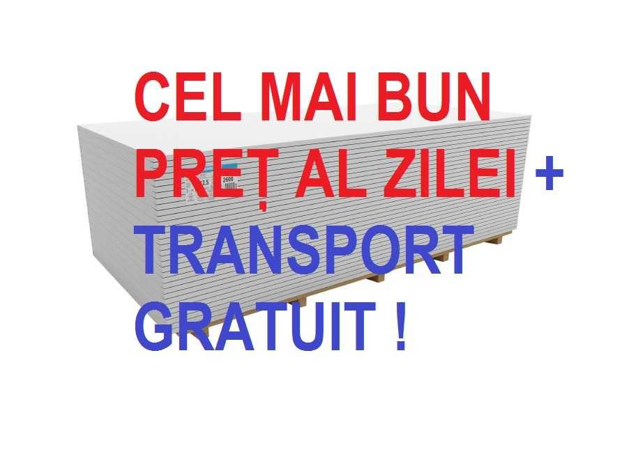Cel mai bun pret al zilei pentru placi gips-carton, profile, accesorii