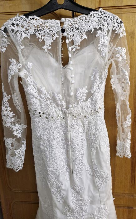 Платье свадебное рыбка со шлейфом