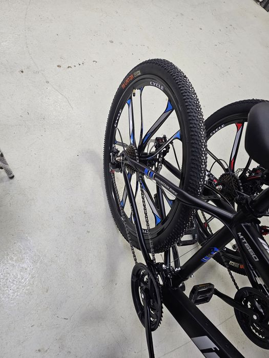 Велосипед лята капла 26 цола дискови спирачки палцови команди рога