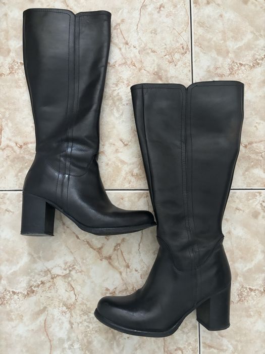 Дамски ботуши от естествена кожа