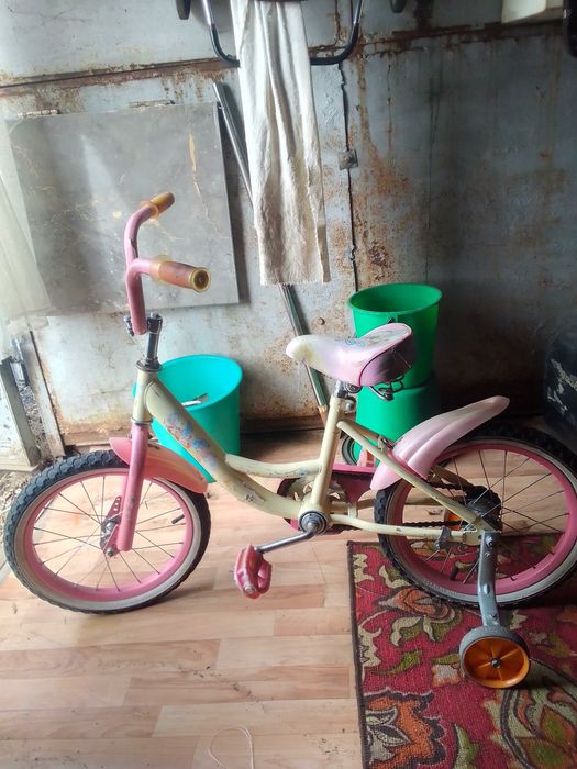Велосипед розовый и другое
