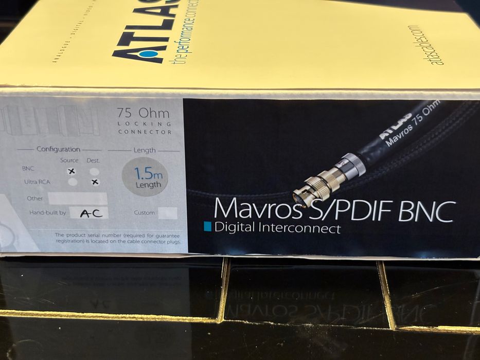 Atlas Mavros S/PDIF Digital BNC-RCA 1.5m