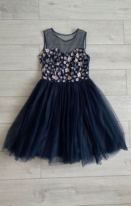 Rochie eleganta bleumarin